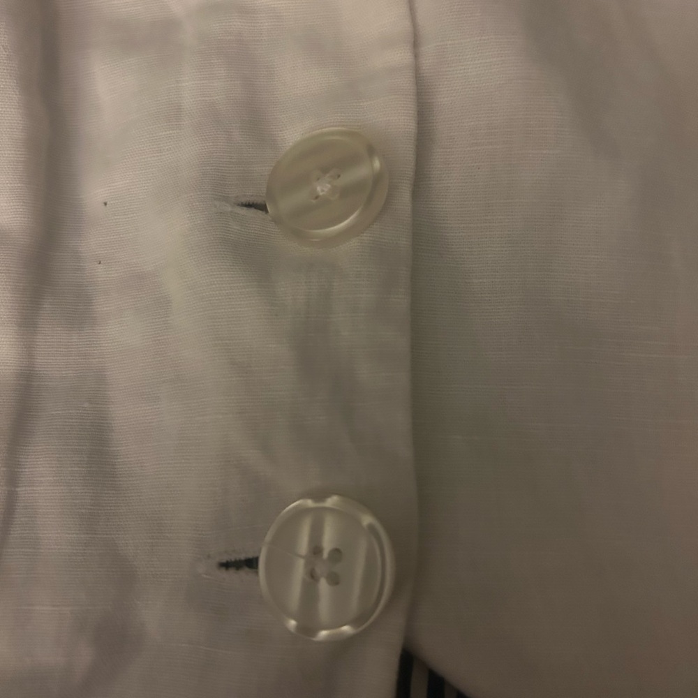 Euc Chic White Button-Down Vest - image 6